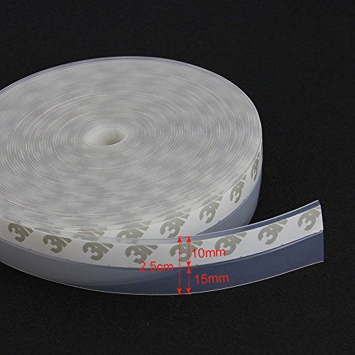 CODIRATO Tira de Sellado 10 m Tira Autoadhesiva Silicona Transparente Cinta Calafateo para Puerta Autoadhesiva para Puertas y Ventanas CODIRATO Tira de Sellado 10 m Tira Autoadhesiva Silicona Transparente Cinta Calafateo para Puerta Autoadhesiva para Puertas y Ventanas