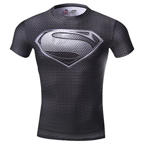 Cody Lundin - Camiseta de fitness para hombre, manga corta, diseño de símbolo de Superman, Hombre, color Superman A, tamaño M Cody Lundin - Camiseta de fitness para hombre, manga corta, diseño de símbolo de Superman, Hombre, color Superman A, tamaño M