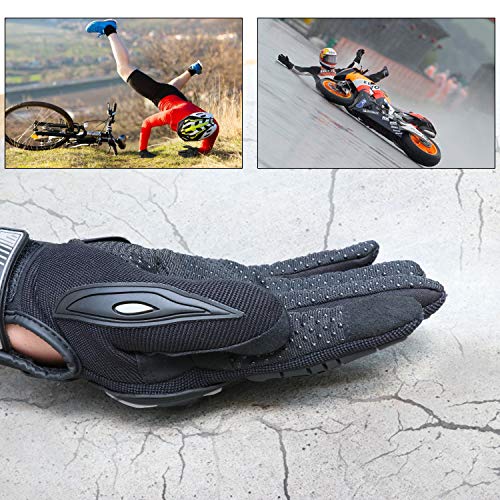 COFIT Guantes de Motos, Guantes de Pantalla Táctil Full Touch para Carreras de Motos, MTB, Escalada, Senderismo y Otros Deportes al Aire Libre - Negro L COFIT Guantes de Motos, Guantes de Pantalla Táctil Full Touch para Carreras de Motos, MTB, Escalada, Senderismo y Otros Deportes al Aire Libre - Negro L