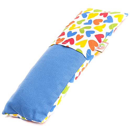 Cojín de Yoga para Meditación - Almohadilla de Semillas para Ojos y Cara (25x10 cm) - Antifaz Relajante con Funda Lavable, Tela de Algodón 100% y Olor a Lavanda (Corazones) Cojín de Yoga para Meditación - Almohadilla de Semillas para Ojos y Cara (25x10 cm) - Antifaz Relajante con Funda Lavable, Tela de Algodón 100% y Olor a Lavanda (Corazones)