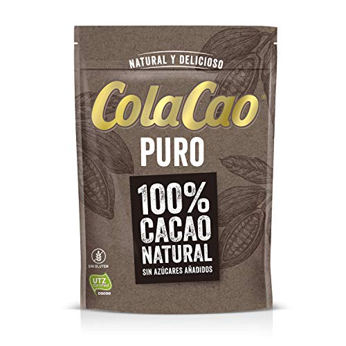 ColaCao Puro:100% Cacao Natural y Sin Aditivos - 250g
