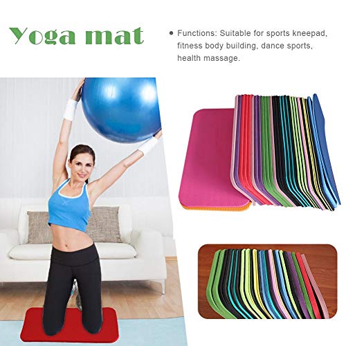 Colchoneta De Ejercicio Alta Densidad Y Extra Gruesa Colchoneta De Yoga con Líneas De Alineación Soporte De Placa De Rodilleras Cojín De Codos Cojín Color Aleatorio Colchoneta De Ejercicio Alta Densidad Y Extra Gruesa Colchoneta De Yoga con Líneas De Alineación Soporte De Placa De Rodilleras Cojín De Codos Cojín Color Aleatorio