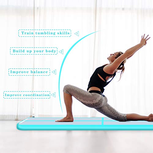 Colchoneta de Gimnasia Airtrack 3M 10 cm de Grosor, Alfombrilla de Gimnasio Tumbling, Pista de Aire colchonetas para saltar, Entrenamiento Tapete de Yoga, Colchonetas de Ejercicio Colchoneta de Gimnasia Airtrack 3M 10 cm de Grosor, Alfombrilla de Gimnasio Tumbling, Pista de Aire colchonetas para saltar, Entrenamiento Tapete de Yoga, Colchonetas de Ejercicio