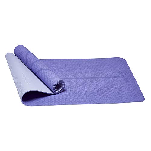 Colchoneta de Yoga, Esterilla Yoga, Tapete de Yoga, 6mm TPE Yoga Mat, Estera Yoga Ecológica de Ejercicios Antideslizante Esterilla de Entrenamiento para Pilates con Sistema de Alineación Corporal Colchoneta de Yoga, Esterilla Yoga, Tapete de Yoga, 6mm TPE Yoga Mat, Estera Yoga Ecológica de Ejercicios Antideslizante Esterilla de Entrenamiento para Pilates con Sistema de Alineación Corporal