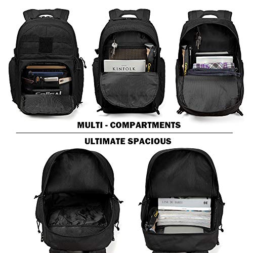 Colisal Mochila Militar 40L Mochila Tactica para Hombre Mochila Ejercito con Molle Gran Capacidad Mochila Asalto para Senderismo Mochila Negro Colisal Mochila Militar 40L Mochila Tactica para Hombre Mochila Ejercito con Molle Gran Capacidad Mochila Asalto para Senderismo Mochila Negro