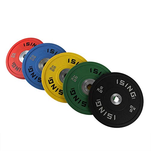 Color Olímpico fraccionales Discos Pesos Placas de Levantamiento de Pesas con Mancuernas Barra Placa Placas, Placas for Pesas (tamaño : 25KG)