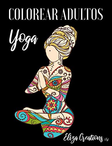 Colorear Adultos Yoga: Mandalas de Colorear para Adultos | Pose de yoga | Relajación | Zen | Buda | Chakra ...