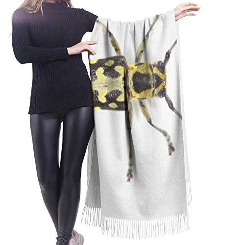 Colorido precioso pequeño escarabajo barato bufanda abrigo o chal niñas chal abrigo 77"x27 / 196x68cm grande suave pashmina extra cálido