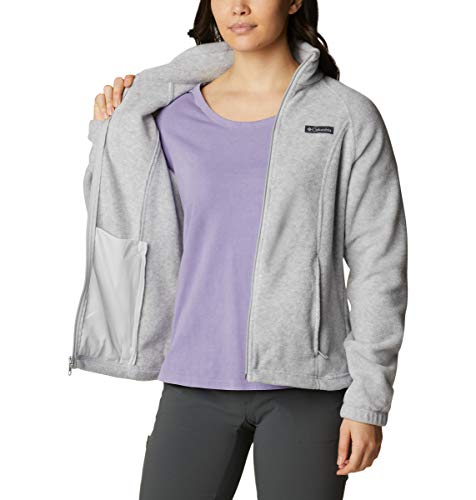 Columbia Benton Springs Classic Fit Full Zip Soft Fleece Jacket Forro polar, Cirrus Gris Jaspeado, M para Mujer