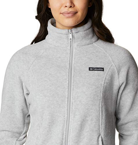 Columbia Benton Springs Classic Fit Full Zip Soft Fleece Jacket Forro polar, Cirrus Gris Jaspeado, M para Mujer