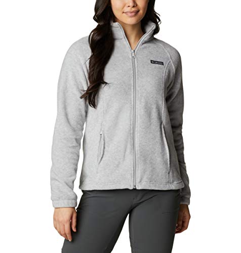 Columbia Benton Springs Classic Fit Full Zip Soft Fleece Jacket Forro polar, Cirrus Gris Jaspeado, M para Mujer