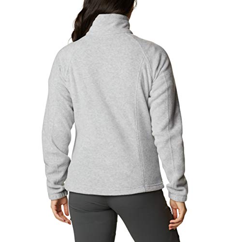 Columbia Benton Springs Classic Fit Full Zip Soft Fleece Jacket Forro polar, Cirrus Gris Jaspeado, M para Mujer