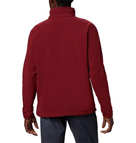 Columbia Fast Trek II Forro Polar con Cremallera, Hombre, Rojo (Red Jasper), L Columbia Fast Trek II Forro Polar con Cremallera, Hombre, Rojo (Red Jasper), L