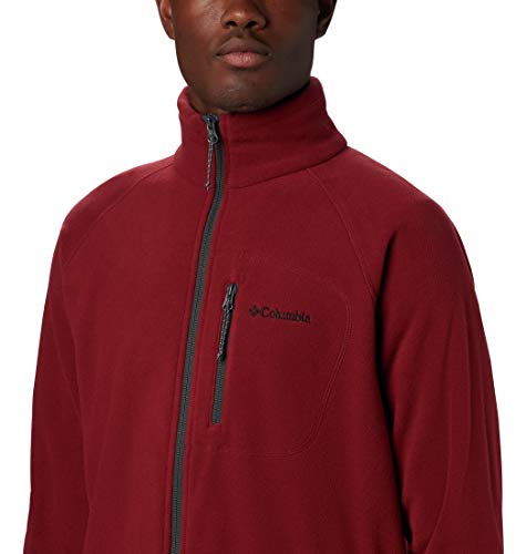 Columbia Fast Trek II Forro Polar con Cremallera, Hombre, Rojo (Red Jasper), L Columbia Fast Trek II Forro Polar con Cremallera, Hombre, Rojo (Red Jasper), L