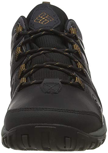 Columbia Woodburn II, Zapatillas Hombre, Black (Black Goldenrod), 43 EU