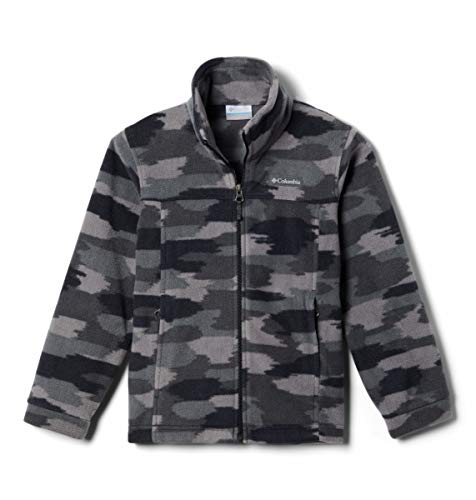 Columbia Youth Boys Zing III, Soft Fleece with Classic Fit, grill brushed camo, 3/6