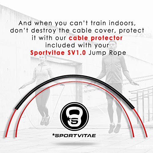 Comba de alta Velocidad Aluminio Sportvitae Speed SV1.0 CrossFit Boxeo Double Unders Ajustable Comba de alta Velocidad Aluminio Sportvitae Speed SV1.0 CrossFit Boxeo Double Unders Ajustable