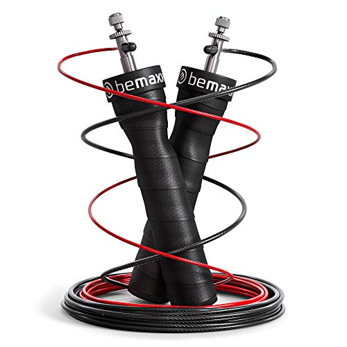 Comba Fitness Speed Rope + Guía de entrenamiento & Cuerda de Repuesto | Rogue Cuerda de Saltar Rápida de Alta Velocidad con Cable de Acero Ajustable & Rodamiento de Bolas, Crossfit Boxeo Deportivo (1) Comba SR) Comba Fitness Speed Rope + Guía de entrenamiento & Cuerda de Repuesto | Rogue Cuerda de Saltar Rápida de Alta Velocidad con Cable de Acero Ajustable & Rodamiento de Bolas, Crossfit Boxeo Deportivo (1) Comba SR)