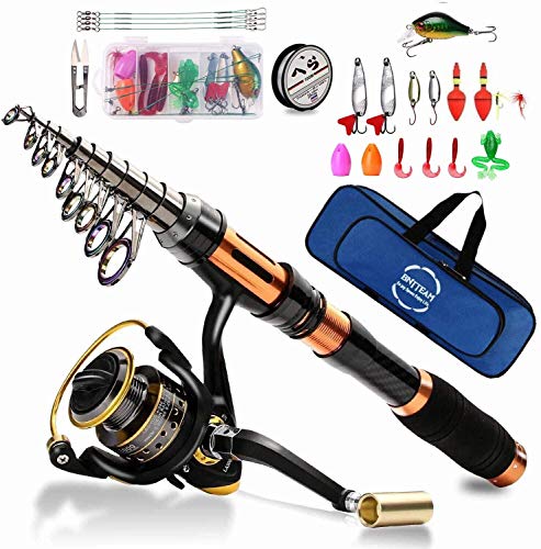 Combo per canne da Spinning e mulinello 2.1m, 2.4m, 3.0m, 3.6m Canna da Pesca telescopica in carbonio al 99% e 11BB Mulinello e Borsa da Pesca & esche e Linea, Set combinato Canna da Pesca (2.1M) Combo per canne da Spinning e mulinello 2.1m, 2.4m, 3.0m, 3.6m Canna da Pesca telescopica in carbonio al 99% e 11BB Mulinello e Borsa da Pesca & esche e Linea, Set combinato Canna da Pesca (2.1M)