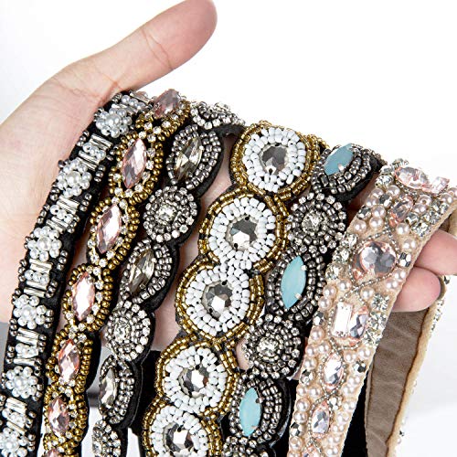 Comius Sharp 6 Piezas Bandas para la Cabeza Elásticas, Bohemia Diadema Cristal Diamante de Imitación Bandas Diademas de Pelo para el Pelo Accesorios para el Cabello de la Boda para Mujer (6 Estilos) Comius Sharp 6 Piezas Bandas para la Cabeza Elásticas, Bohemia Diadema Cristal Diamante de Imitación Bandas Diademas de Pelo para el Pelo Accesorios para el Cabello de la Boda para Mujer (6 Estilos)