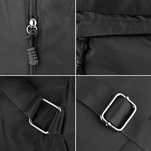 Comius Sharp Bolsas de Cuerdas para el Gimnasio, Bolsa Lona Mochilas Casual para PC Viaje Libros Acampada Estudiantes Escuela Mochila Cuerda para Chico Chica Hombre Muje (Black) Comius Sharp Bolsas de Cuerdas para el Gimnasio, Bolsa Lona Mochilas Casual para PC Viaje Libros Acampada Estudiantes Escuela Mochila Cuerda para Chico Chica Hombre Muje (Black)