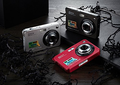 Compactas Cámaras Digitales AbergBest 2.7 LCD Recargable HD Cámara Digital para Estudiantes, niños, Adultos Interior y Exterior (Rojo) Compactas Cámaras Digitales AbergBest 2.7 LCD Recargable HD Cámara Digital para Estudiantes, niños, Adultos Interior y Exterior (Rojo)