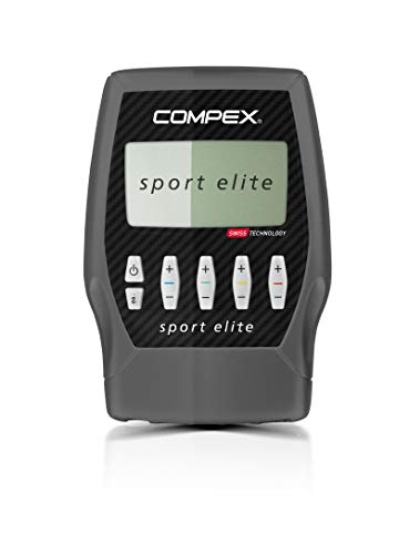 Compex 506416 Sport Elite - Electroestimulador portátil, color Gris Compex 506416 Sport Elite - Electroestimulador portátil, color Gris