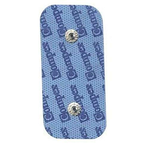 Compex Complex Dual Snap, Pack de 2 Electrodos Auto-adhesivos, 5 x 10 cm Compex Complex Dual Snap, Pack de 2 Electrodos Auto-adhesivos, 5 x 10 cm