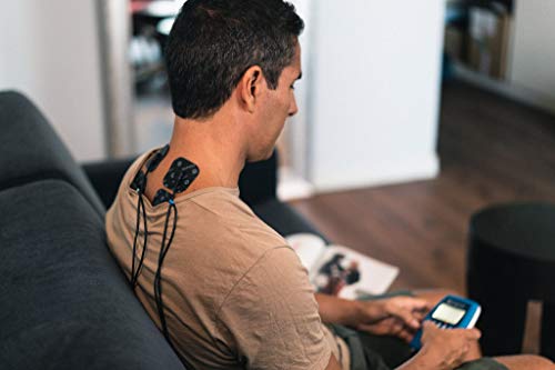 Compex Fit 3.0 Electroestimulador, Unisex, Azul + Motor Point - Lápiz de Punto Motor, Plateado, Standard Compex Fit 3.0 Electroestimulador, Unisex, Azul + Motor Point - Lápiz de Punto Motor, Plateado, Standard
