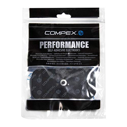 Compex - Pack de electrodos Easysnap Performance 5 x 10 cm - 2 unidades