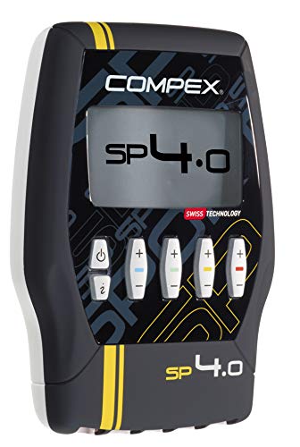 Compex SP 4.0. Electroestimulador, Unisex, Gris + Motor Point - Lápiz de Punto Motor, Plateado, Standard