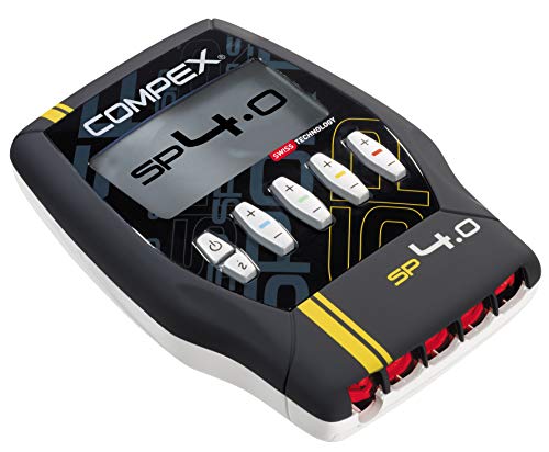 Compex SP 4.0. Electroestimulador, Unisex, Gris + Motor Point - Lápiz de Punto Motor, Plateado, Standard Compex SP 4.0. Electroestimulador, Unisex, Gris + Motor Point - Lápiz de Punto Motor, Plateado, Standard