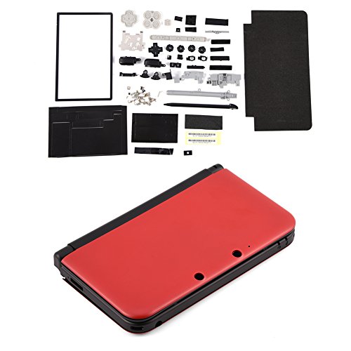 Completamente Completa Carcasa Carcasa Shell reparación Piezas Kits de Piezas para Nintendo 3DS XL(Rojo) Completamente Completa Carcasa Carcasa Shell reparación Piezas Kits de Piezas para Nintendo 3DS XL(Rojo)