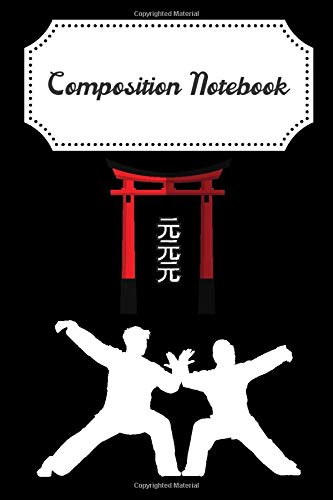 Composition Notebook: Aikido With Hand-brushed Aikido Calligraphy, Journal 6 x 9, 100 Page Blank Lined Paperback Journal/Notebook