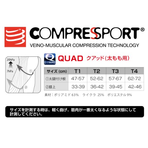 COMPRESSPORT For Quad Muslera, Unisex, Naranja, 3