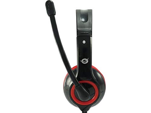 Conceptronic CCHATSTARU2R Binaural Diadema Rojo - Auriculares con micrófono (Centro de Llamadas/Oficina, Binaural, Diadema, Rojo, Digital, Alámbrico) Conceptronic CCHATSTARU2R Binaural Diadema Rojo - Auriculares con micrófono (Centro de Llamadas/Oficina, Binaural, Diadema, Rojo, Digital, Alámbrico)