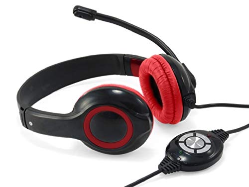 Conceptronic CCHATSTARU2R Binaural Diadema Rojo - Auriculares con micrófono (Centro de Llamadas/Oficina, Binaural, Diadema, Rojo, Digital, Alámbrico) Conceptronic CCHATSTARU2R Binaural Diadema Rojo - Auriculares con micrófono (Centro de Llamadas/Oficina, Binaural, Diadema, Rojo, Digital, Alámbrico)