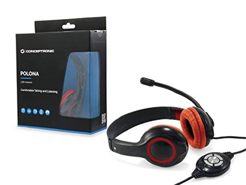 Conceptronic CCHATSTARU2R Binaural Diadema Rojo - Auriculares con micrófono (Centro de Llamadas/Oficina, Binaural, Diadema, Rojo, Digital, Alámbrico) Conceptronic CCHATSTARU2R Binaural Diadema Rojo - Auriculares con micrófono (Centro de Llamadas/Oficina, Binaural, Diadema, Rojo, Digital, Alámbrico)
