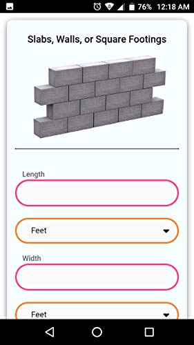 Concrete Mixing Calculator for Building