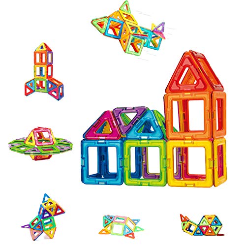 Condis 42 Piezas Bloques de Construcción Magnéticos para Niños Kit de Inicio, Juegos de Viaje Construcciones Magneticas Imanes Regalos Cumpleaños Juguetes Educativos para Niños Mayores de 3 años Condis 42 Piezas Bloques de Construcción Magnéticos para Niños Kit de Inicio, Juegos de Viaje Construcciones Magneticas Imanes Regalos Cumpleaños Juguetes Educativos para Niños Mayores de 3 años