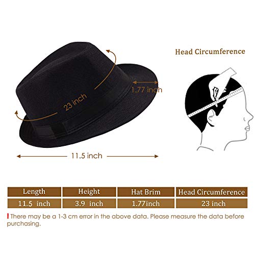 Conjunto de accesorios para el disfraz de gángster masculino Gatsby de los años 20, disfraz de flapper de los años 20 (Negro + Rojo) Conjunto de accesorios para el disfraz de gángster masculino Gatsby de los años 20, disfraz de flapper de los años 20 (Negro + Rojo)