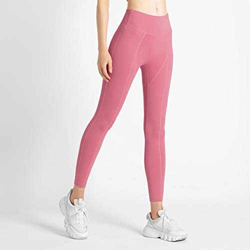 Conjunto Yoga 3 Piezas Ropa Fitness Entrenamiento, Top Pantalones y Chaqueta de Yoga Súper Elásticos. Leggings+Bralette para Mujer+Chaqueta de Manga Larga Mujer (Rosa, L)