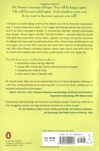 Conquering Infertility: Dr. Alice Domar's Mind/Body Guide to Enhancing Fertility and Coping with Infertility