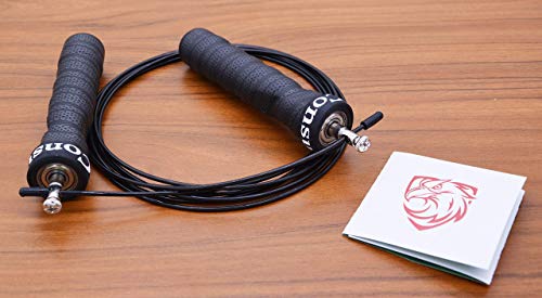 CONSUL Cuerda para saltar de alta velocidad,Comba de CrossFit,Speed rope crossfit,Incluye 2 comba de saltar ,Rodamiento rápido.Comba de Boxeo,También es adecuado para las mujeres! CONSUL Cuerda para saltar de alta velocidad,Comba de CrossFit,Speed rope crossfit,Incluye 2 comba de saltar ,Rodamiento rápido.Comba de Boxeo,También es adecuado para las mujeres!