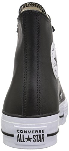 Converse Chuck Taylor CTAS Lift Clean Hi, Zapatillas Altas Mujer, Negro (Black/Black/White 001), 40 EU