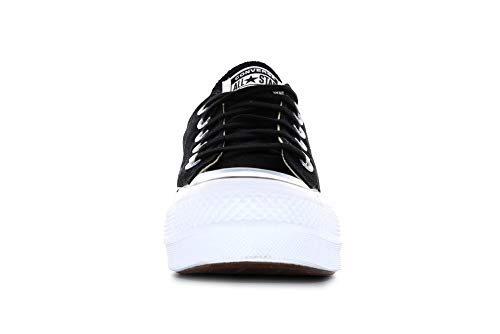 Converse Chuck Taylor CTAS Lift Ox Canvas, Zapatillas para Mujer, Negro (Black/White/White 001), 36 EU Converse Chuck Taylor CTAS Lift Ox Canvas, Zapatillas para Mujer, Negro (Black/White/White 001), 36 EU