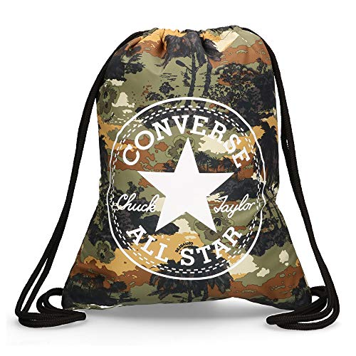 Converse Flash Gymsack Mochila con Cordones, Unisex Adulto, Olive, 14l Converse Flash Gymsack Mochila con Cordones, Unisex Adulto, Olive, 14l