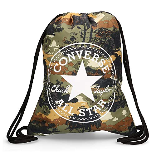 Converse Flash Gymsack Mochila con Cordones, Unisex Adulto, Olive, 14l