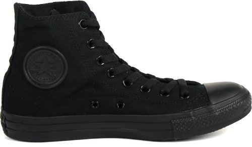 Converse - Zapatillas de lona para hombre, color negro, talla 41.5