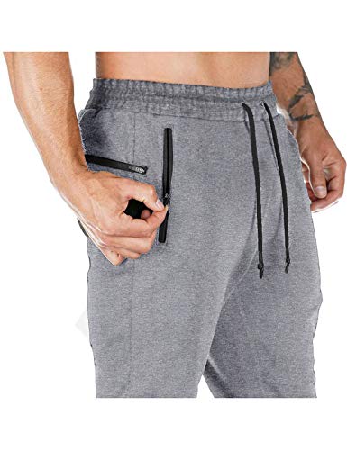 COOFANDY Pantalones Deportivos chándal Hombres Pantalones Jogging Cremallera Pantalones Hombre Slim fit